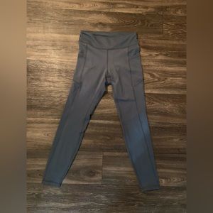 Waist-High Gray Leggings